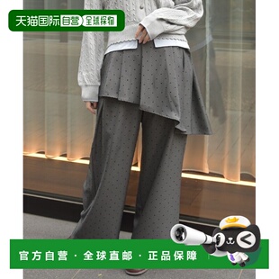 付款1h内可退 日本直邮axes femme 女士高腰设计感佩斯利印花裤 T