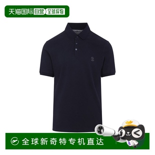 美国奥莱直发 自营 brunello cucinelliCobalto棉质Polo衫 黑色