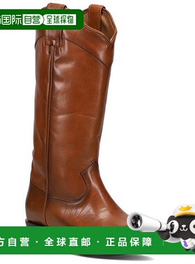 自营 Frye Billy Daisy棕色拉式皮靴 美国奥莱直发女靴