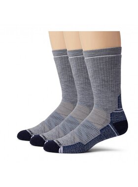 Smartwool Hike Full Cushion 中筒袜 3 双装 浅灰色