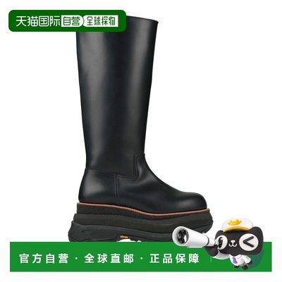 1h可退 香港直邮潮奢 Sacai 女士 靴子 black黑色 舒适时尚