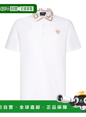 香港直邮Versace 美杜莎图案翻领POLO衫 A874021A04866范思哲短袖