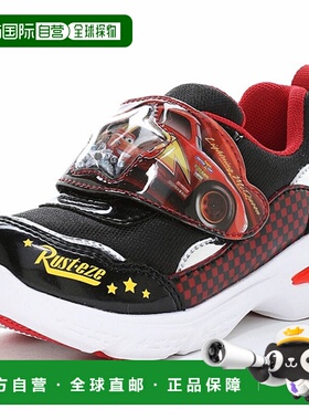 日本直邮MOONSTAR 儿童迪士尼汽车总动员麦昆 DN C1365LE 黑色童2