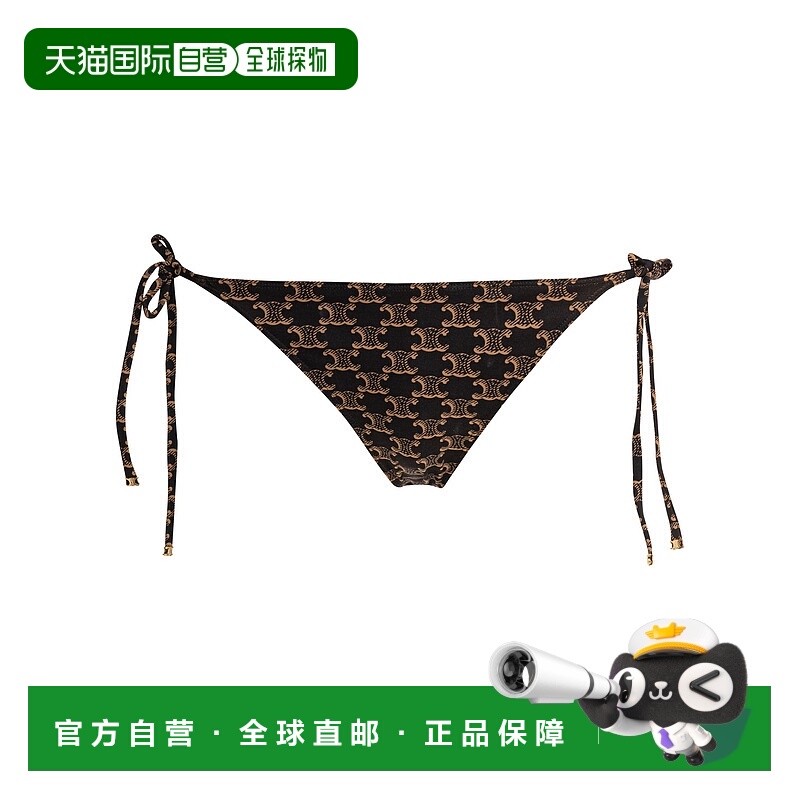 香港直邮CELINE 女士泳装 2Z273939T17BR-0 SS2025 黑色 Swimwear