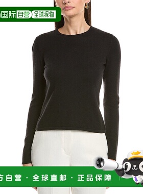 自营Oscar de la Renta Cashmere & Silk-Blend Sweater - black