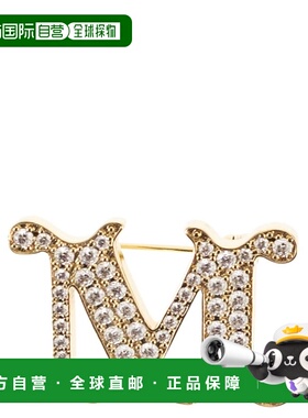自营 潮奢 MaxMara 麦斯玛拉 女士 标志雕刻装饰胸针 26147510216