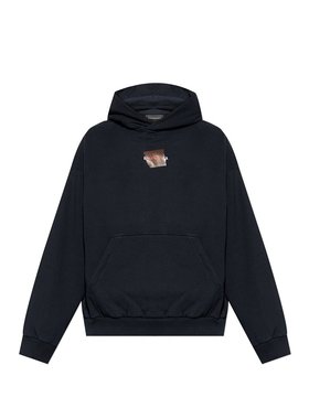 BALENCIAGA 男士针织毛衣 767877TSVG18737 CO 黑色 Hoodie