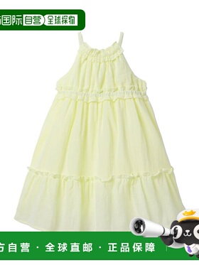 自营 janie and jackJanie和Jack The Ruffle Breeze连衣裙-绿色