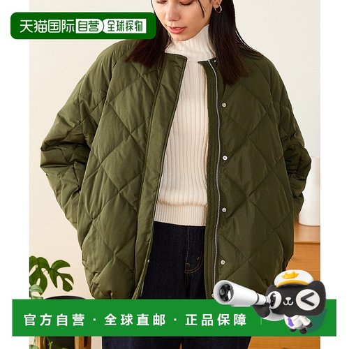 1h可退 日本直邮ORiental TRaffic 女士秋冬无领羽绒夹克 MO43D04