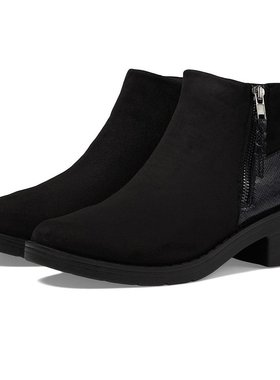 美国直邮BZees女士时装靴圆头拉链潮流时尚透气百搭稳定支撑女鞋