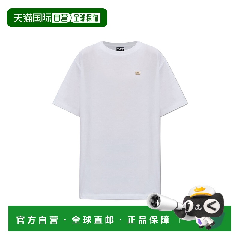 1h可退 香港直邮EA7 EMPORIO ARMANI 女士T恤 7W000455AF10373U00