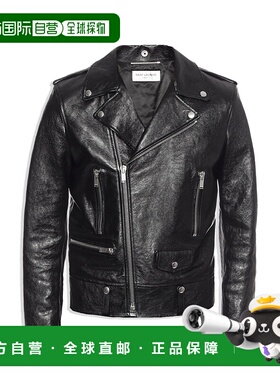 香港直邮SAINT LAURENT 男士夹克 484284YC2NI1000 CO 黑色