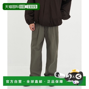 有机棉原创面料 双褶裥宽松休闲裤 1h可退 日本直邮MARKAWARE男装