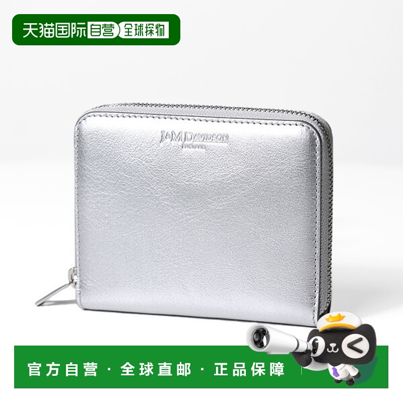 日本直邮J&M Davidson 小型拉链钱包 SSZW 0BC MCXX 女士皮革卡包