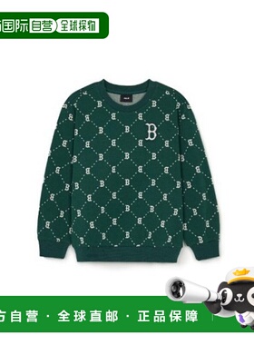 韩国直邮MLB MLBKids 长袖 Tee TQK 7AMTMD144-43GND 迪亚曼蒂字