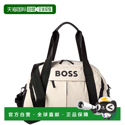 自营Hugo Boss Stormy Holdall - Beige 斜挎包美国奥莱直发