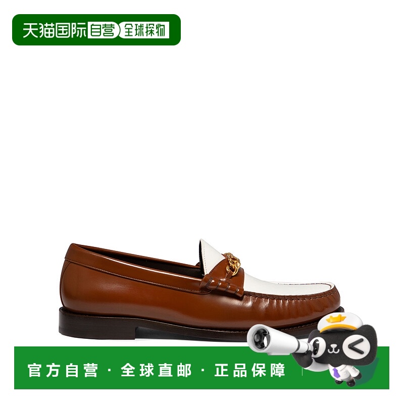 香港直邮CELINE 女士芭蕾乐福鞋 357783602C04LV AW2024 棕色 徽