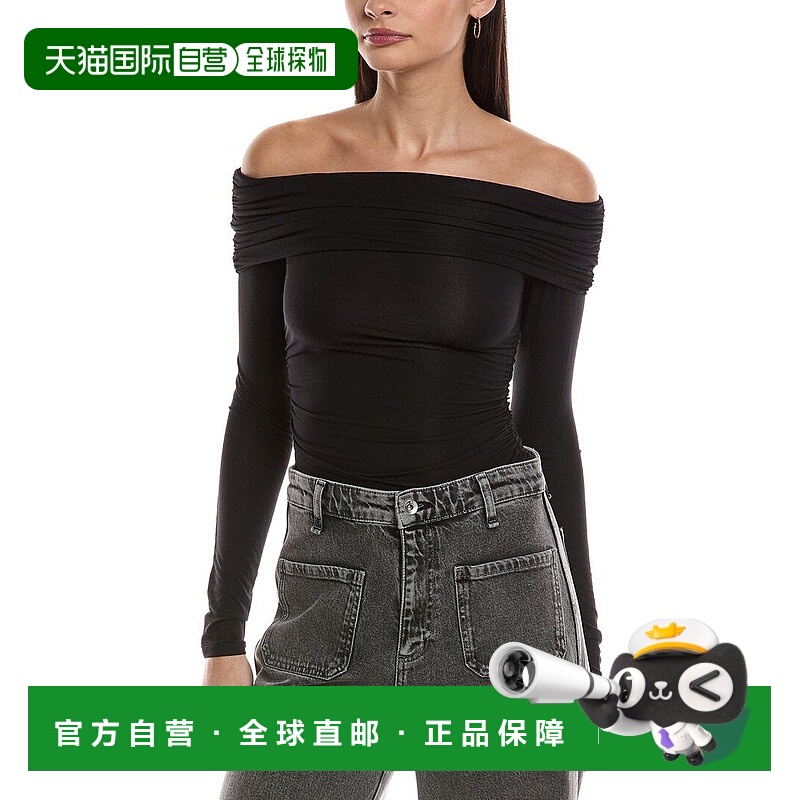 自营rag & bone Luca Shirt - black 美国奥莱直发