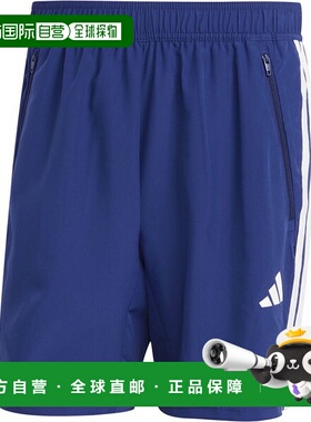 阿迪达斯 Essentials Training 三条纹田径跑步编织短裤