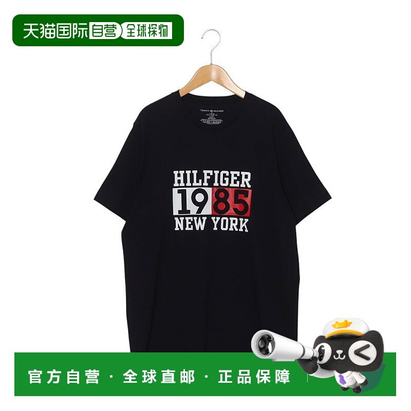 日本直邮TOMMY HILFIGER 男士图形logo圆领T恤 [TO3203EM012710]