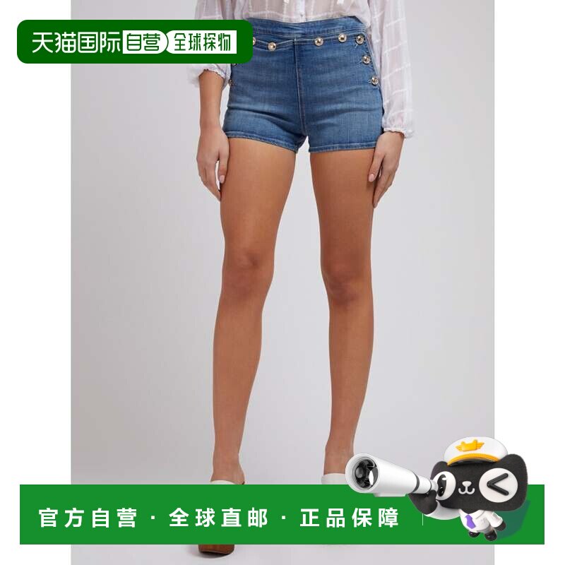 日本直邮AEGE 牛仔短裤 纽扣设计图片