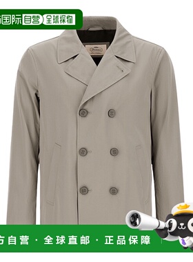 香港直邮HERNO 男士夹克 PE000045U132382720 SS2025 灰色 长袖休