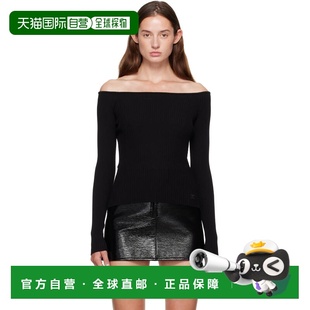 黑色 Off Shoulder 1h可退 Knit 女士 Rib 上 香港直邮Courreges