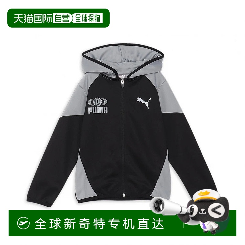 日本直邮PUMA-美洲狮少年儿童长袖夹克夹克活跃运动poly luft彪马