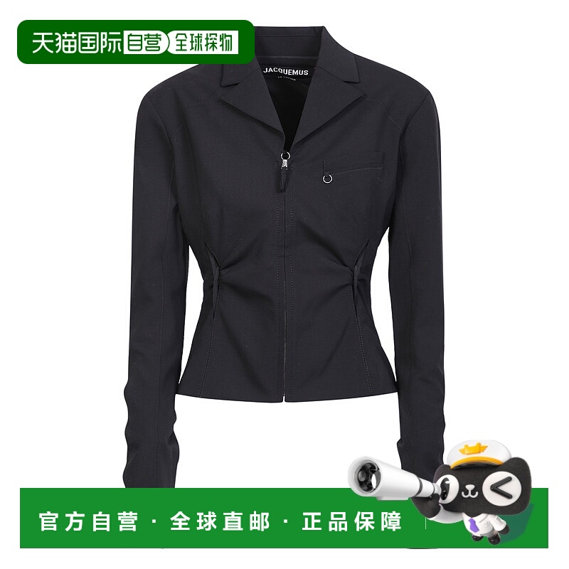 1h可退 香港直邮JACQUEMUS 女士夹克 223JA0201075990BLACK AW202