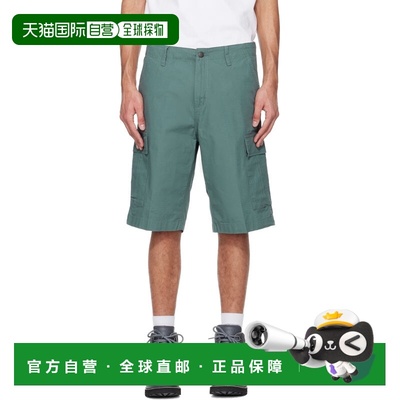 1h可退 香港直邮CARHARTT WIP 男士 绿色 Regular 工装短裤 I0282