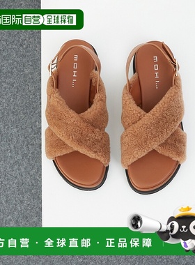 日本直邮MOHI 女士羊皮交叉凉鞋 2024BGUA54020