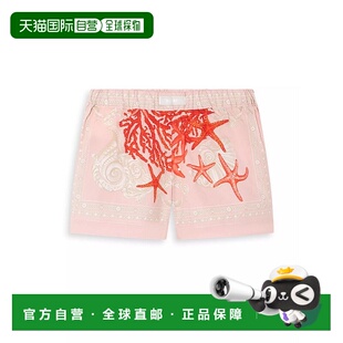 美国直邮 Barocco Versace Sea 府绸短 小女孩和女孩 1h可退