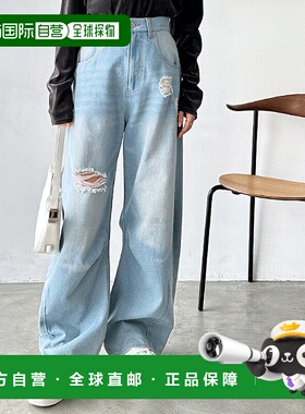 日本直邮GeeRA 损伤曲线牛仔裤 R04609EW13287