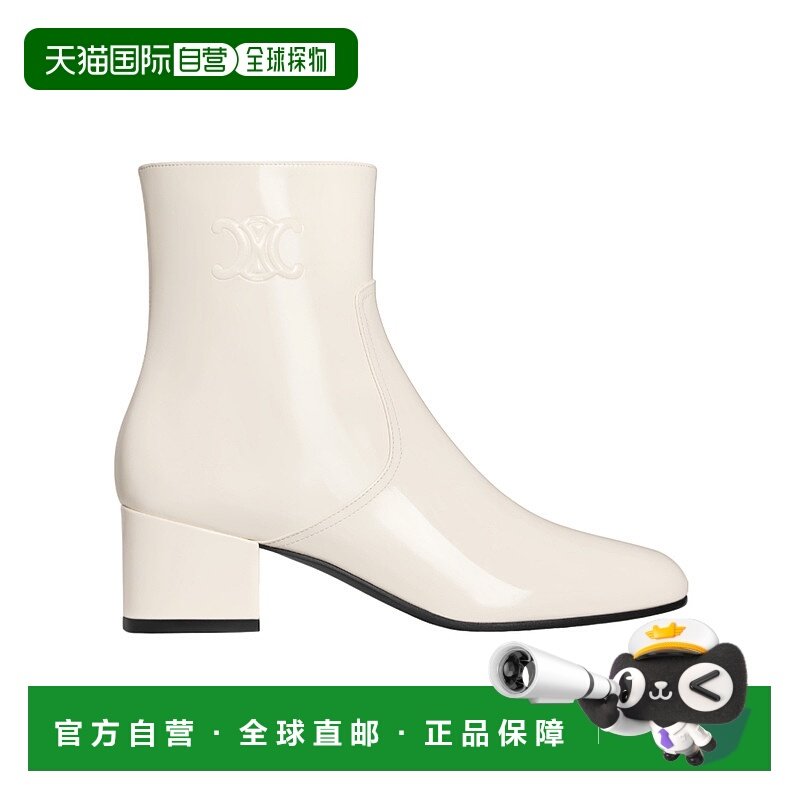 香港直邮CELINE 女士高跟鞋 360484582C00WC CO 白色 TRIOMPHE ZI