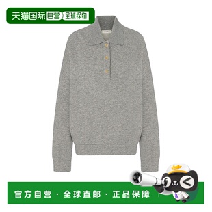 5748K995GYM 女士针织衫 AW2025 灰色 Polo 香港直邮THE 长袖 ROW