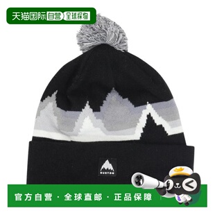 日本直邮Burton 青少年可回收生态湖款带绒球针织帽 [23460100001