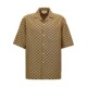 男士 棕色 衬衫 GUCCI 742707ZAM7G2580 SS2026 GG短袖