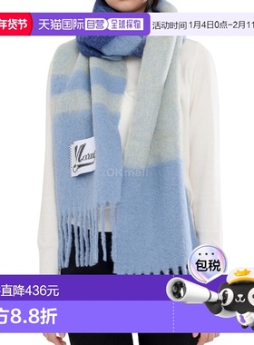 韩国直邮MARNI 玛尼条纹羊毛围巾SCMC0122Y0 UAW037 STB47羊驼毛