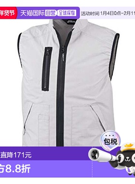 【日本直邮】Xebec男女同款降温背心银灰色纯棉做工精细舒适