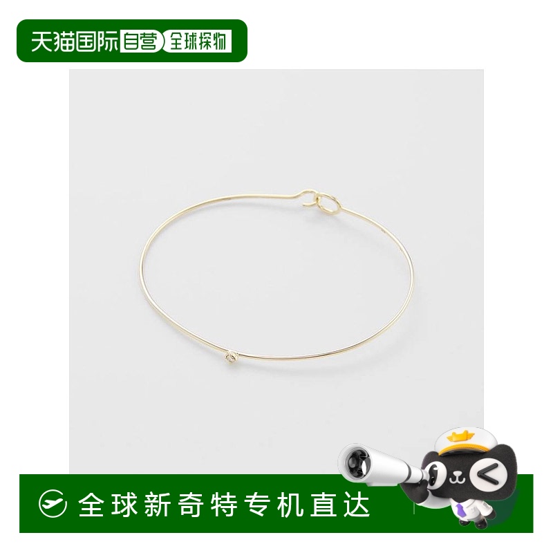 日本直邮日潮 agete 阿卡朵 K10钻石手链镯手镯配饰简约