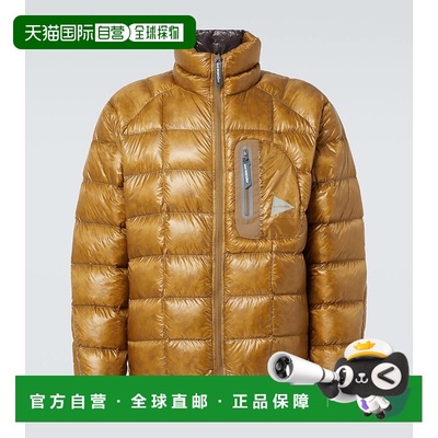 1h可退 香港直邮潮奢 And Wander 男士 Down-paneled 夹克