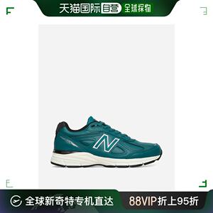 香港直邮潮奢 New Balance男士990v4美国制造青色运动鞋