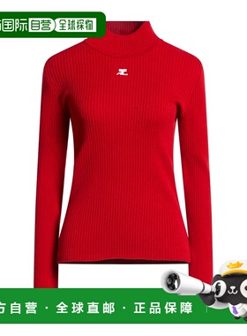 1h可退 香港直邮Courreges 女士 高领上衣 red红色 舒适时尚