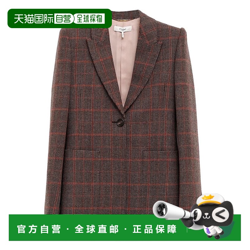 1h可退 香港直邮CHLOÉ 女士外套 CH25AVE5309793 AW2025 棕色 Chl