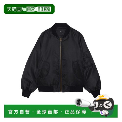 香港直邮Anine Bing 女士西服 A017160000 CO 黑色 Leon飞行员夹