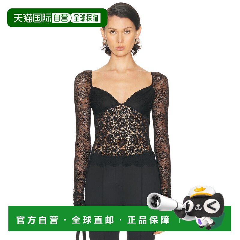 1h可退 香港直邮Blumarine 蓝色情人 女士 长袖上衣 A522C424A