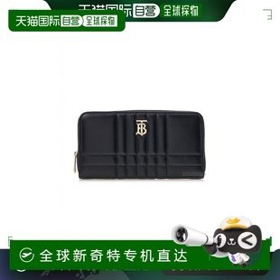 韩国直邮burberry 1小时内可退 钱包拉链博柏利牛皮