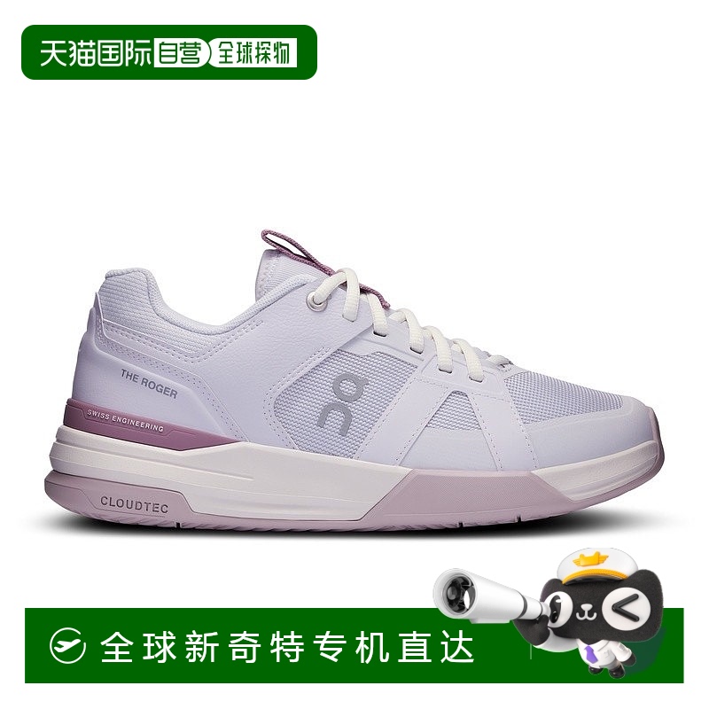 欧洲直邮On昂跑 THE ROGER系列女士薰衣草紫/褪色再生聚酯纤维log