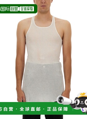 香港直邮rick owens 瑞克 欧文斯 男士 弧形下擺背心 RU02E1150MR