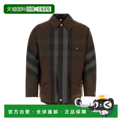 香港直邮BURBERRY 男士夹克 8070015A9011 SS2023 棕色 Field Che